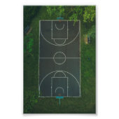  Basketball Foto Afdruk (Voorkant)