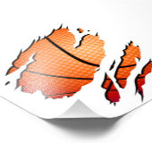 Basketball Foto Afdruk (Hoek)