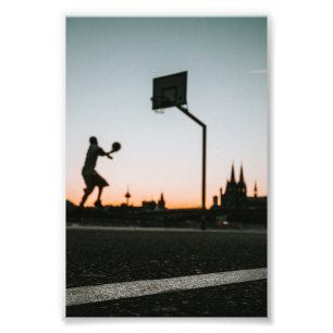 Basketball Foto Afdruk