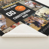 Basketball-fotocollage fleece deken (3/4)