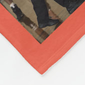 Basketball-fotocollage fleece deken (Hoek)