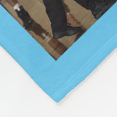 Basketball-fotocollage fleece deken (Hoek)