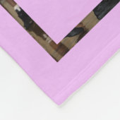 Basketball-fotocollage Paarse fleece deken (Hoek)