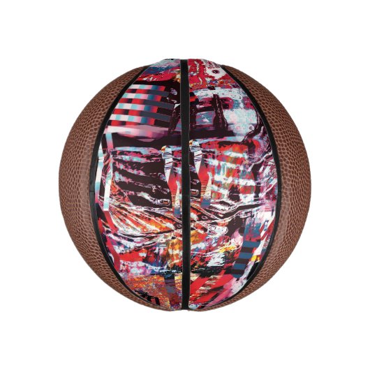 Basketball – Fragmented Pulse Basketbal (Verticaal)