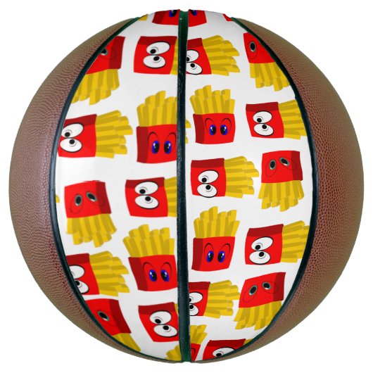 Basketball French Fries Basketbal (Verticaal)