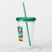 Basketball Frog acryl tumbler Drinkbeker (Links)