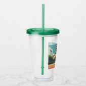 Basketball Frog acryl tumbler Drinkbeker (Rechts)