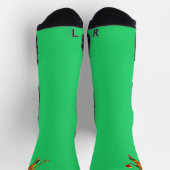 Basketball Frog groene high performance sokken (Top)
