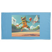 Basketball Frog King kussenslopen paar (Voorkant-Links)