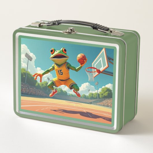 Basketball Frog lunchbox (Voorkant)