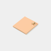 Basketball Frog oranje notitieblokken Post-it® Notes (Schuin)