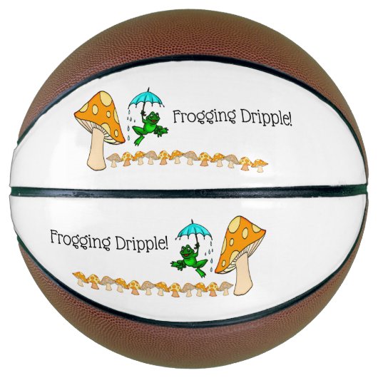 Basketball Frogging Dripple Mushroom Basketbal (Voorkant)
