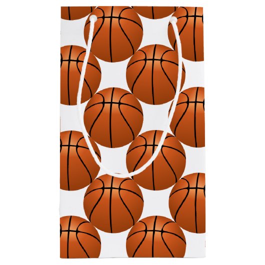 Basketball Fun Klein Cadeauzakje (Achterkant)