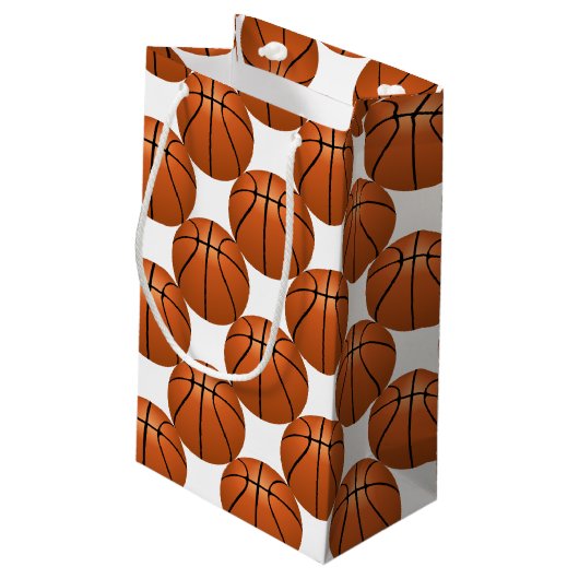 Basketball Fun Klein Cadeauzakje (Achterkant Gekanteld)