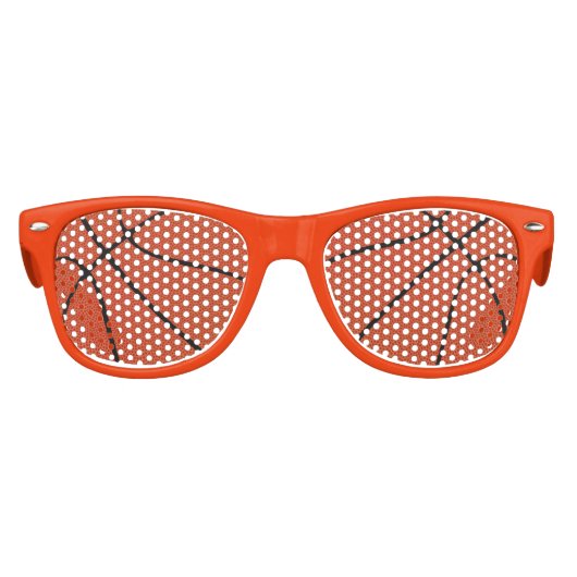 Basketball Fun Party Shades for Basketball Players Kinder Zonnebril (Voorkant)