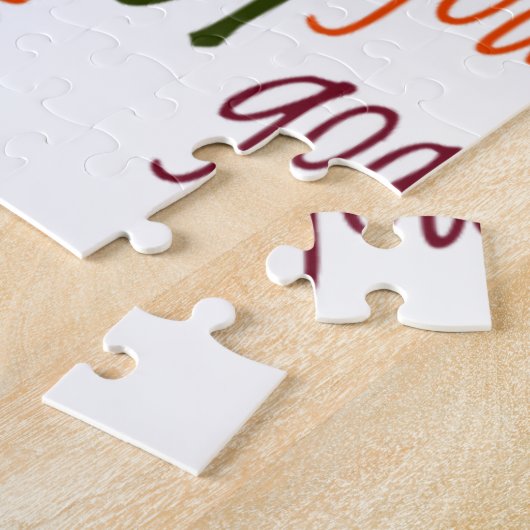 Basketball Game Prachtige, verbluffende tekst, cit Legpuzzel (Zijkant)