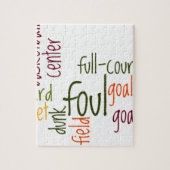 Basketball Game Prachtige, verbluffende tekst, cit Legpuzzel (Verticaal)