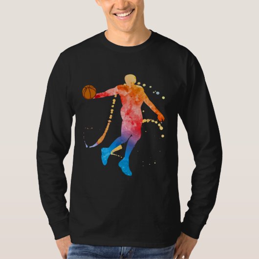 Basketball Game Sport B Ball Basketball Player T-shirt (Voorkant)