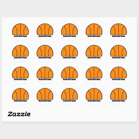 Basketball Game Sticker (Vel)