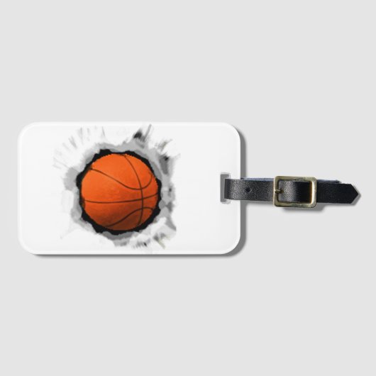 Basketball Gear Bagagelabel (Voorkant (horizontaal))