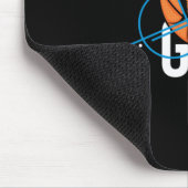Basketball geeft nooit op muismat (Hoek)