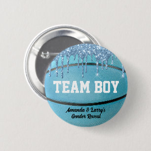 Basketball Gender onthullen Team Boy Button