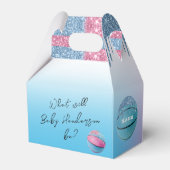 Basketball Gender onthulling Bedankdoosjes (Achterkant)