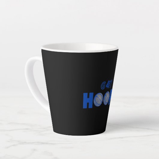 Basketball Get Hoops Latte Mok (Linkerhoek)