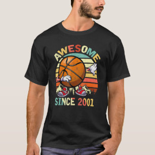 Basketball Geweldige sinds 2001 Mannen op zondag T-shirt