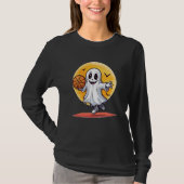 Basketball Ghost Scary Basketball Halloween T-shirt (Voorkant)