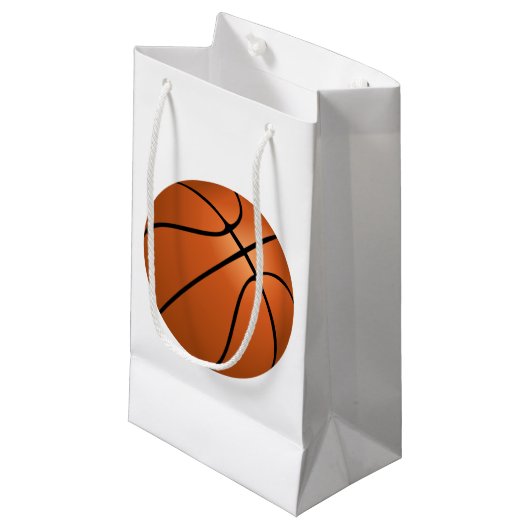 Basketball Gift Bag Klein Cadeauzakje (Voorkant Gekanteld)
