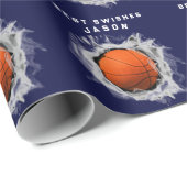 Basketball Gift Cadeaupapier (Rol Hoek)