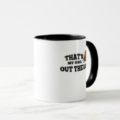 Basketball Gift for mam Dad Gezegde Dat is mijn me Mok (Voorkant rechts)