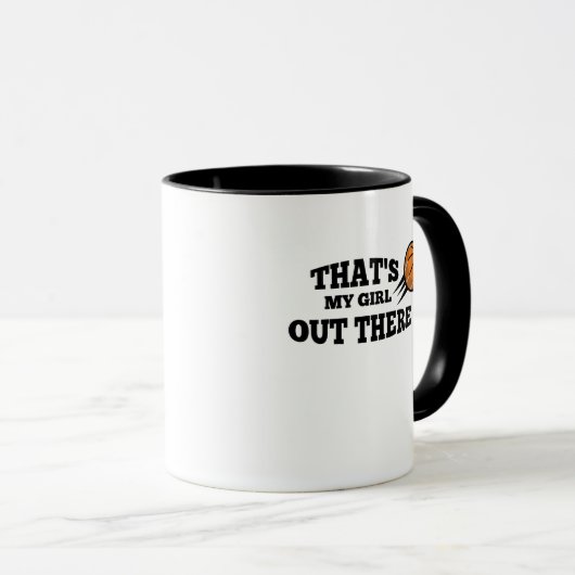 Basketball Gift for mam Dad Gezegde Dat is mijn me Mok (Voorkant rechts)