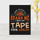 Basketball Gift Kaart (Gele Bloem)