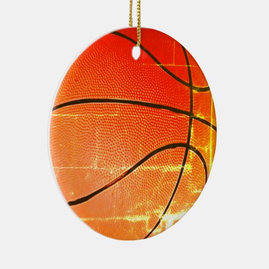  Basketball Gift Keramisch Ornament (Rechts)