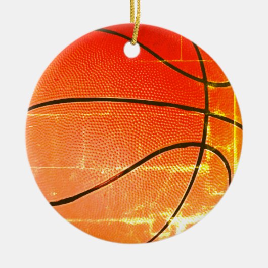  Basketball Gift Keramisch Ornament (Voorkant)