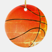  Basketball Gift Keramisch Ornament (Achterkant)