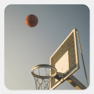 Basketball Gift Vierkante Sticker