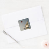 Basketball Gift Vierkante Sticker (Envelop)