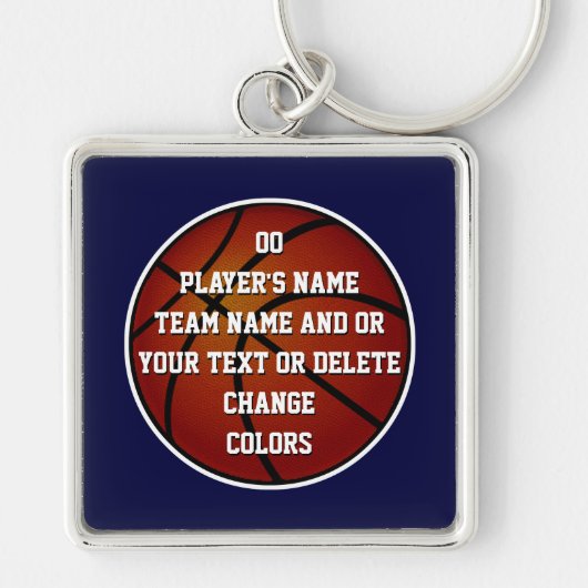 Basketball Giften voor jongens, meisjes of hoge na Sleutelhanger (Voorkant)