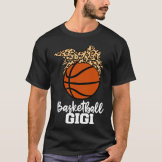 Basketball Gigi Funny Basketball Player Leopard Gi T-shirt