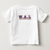 Basketball Giraffe Baby T-shirts (Achterkant)