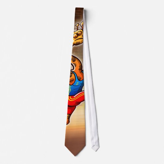 Basketball Giraffe Stropdas (Voorkant)