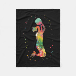 Basketball Girl 1 Fleece Deken