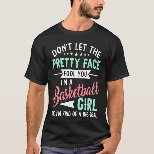 Basketball Girl   Basketball Player & Fan T-shirt (Voorkant)