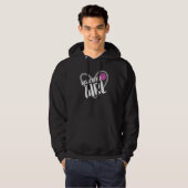Basketball Girl Heart Hoodie (Voorkant volledig)