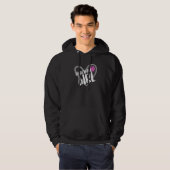 Basketball Girl Heart  Hoodie (Voorkant volledig)
