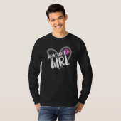 Basketball Girl Heart  T-shirt (Voorkant volledig)