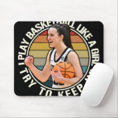 Basketball Girl Muismat (Met muis)